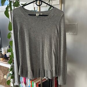 Gray Long Sleeve Sweater